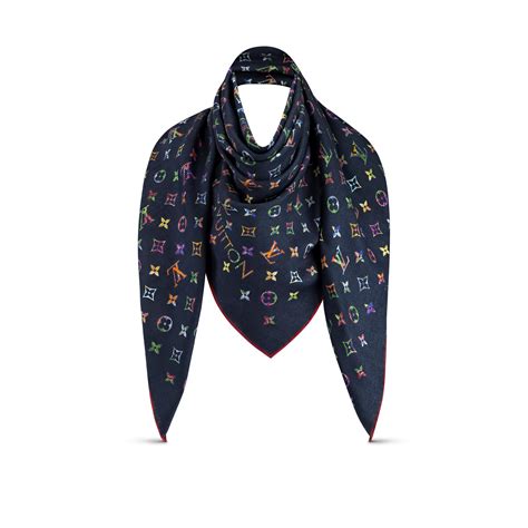 louis vuitton schal blau schwarz|Louis Vuitton shawl and stoles.